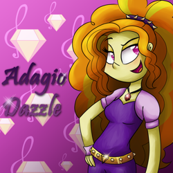 Size: 1024x1024 | Tagged: safe, artist:azulmimi99, adagio dazzle, equestria girls, clothes, female