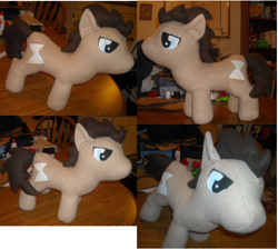 Size: 1986x1778 | Tagged: safe, artist:shopofminerva, doctor whooves, custom, irl, photo, plushie, solo