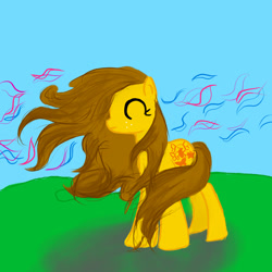 Size: 1024x1024 | Tagged: safe, artist:the-pony-project, butterscotch (g1), g1, g1 to g4, generation leap, solo