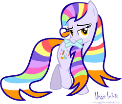 Size: 3878x3324 | Tagged: safe, artist:meganlovesangrybirds, oc, oc only, oc:colour spell, alternate hairstyle, simple background, solo, transparent background