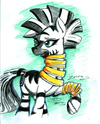 Size: 1616x1999 | Tagged: safe, artist:digitaldomain123, zecora, zebra, doodle, solo, traditional art