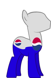 Size: 723x1106 | Tagged: safe, base used, pepsi, pepsicolt, pepsiman, ponified