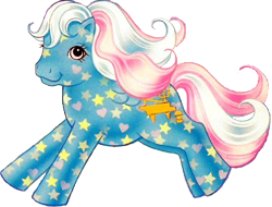 Size: 395x300 | Tagged: safe, artist:glownshowpony, derpibooru import, starglow, g1, solo