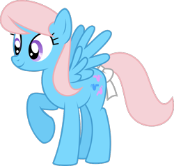 Size: 827x788 | Tagged: safe, artist:kaylathehedgehog, wind whistler, g1, .svg available, g1 to g4, generation leap, simple background, solo, svg, tail bow, transparent background, vector