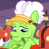 Size: 168x168 | Tagged: safe, screencap, auntie applesauce, earth pony, pony, apple family reunion, cropped, elderly, female, mare, solo