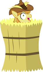 Size: 3727x6246 | Tagged: safe, artist:masem, braeburn, appleoosa's most wanted, .ai available, absurd resolution, faic, hay, hayburn, simple background, solo, that was fast, transparent background, vector