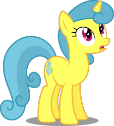 Size: 5000x5524 | Tagged: safe, artist:dashiesparkle, lemon hearts, pony, unicorn, .svg available, absurd resolution, female, looking up, mare, simple background, solo, transparent background, vector