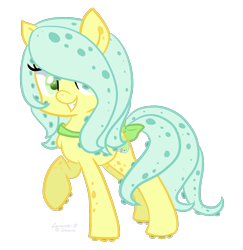 Size: 1350x1390 | Tagged: safe, artist:dreamilicious, oc, oc only, oc:tenta cream, original species, solo, tentacle pony