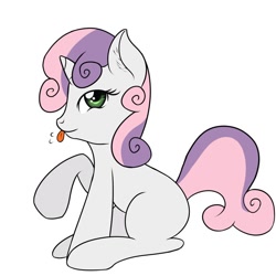 Size: 894x894 | Tagged: safe, artist:fluttershy-wins, sweetie belle, pony, unicorn, female, filly, solo
