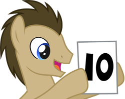 Size: 1600x1273 | Tagged: safe, artist:vectorizedunicorn, doctor whooves, score, earth pony, pony, leap of faith, male, reaction image, simple background, solo, stallion, transparent background, vector