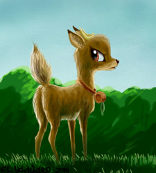 Size: 720x800 | Tagged: safe, artist:el-yeguero, bramble, deer, plot, solo