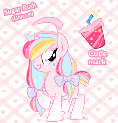 Size: 796x830 | Tagged: safe, artist:suzuii, oc, oc only, oc:sugar rush, pony, unicorn, solo