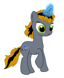Size: 846x1025 | Tagged: safe, artist:anna-krylova, oc, oc only, oc:anette, pony, unicorn, magic, raised hoof, simple background, solo, transparent background, vector