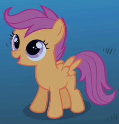 Size: 640x670 | Tagged: safe, screencap, scootaloo, pegasus, pony, owl's well that ends well, cropped, female, filly, solo