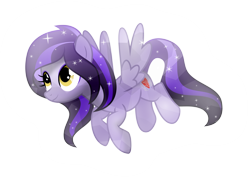 Size: 7000x5000 | Tagged: safe, artist:meteor-spark, oc, oc only, oc:reverie, pegasus, pony, .svg available, absurd resolution, crystallized, looking up, simple background, smiling, solo, spread wings, transparent background, vector