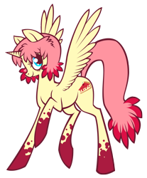 Size: 812x982 | Tagged: safe, artist:haventide, oc, oc only, oc:cheesy cake, alicorn, pony, alicorn oc, solo