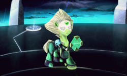 Size: 1991x1195 | Tagged: safe, artist:xxxdragonmashxxx, robot, peridot (steven universe), ponified, steven universe