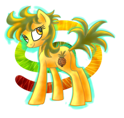 Size: 900x859 | Tagged: safe, artist:wolframclaws, oc, oc only, oc:ananas, simple background, solo, transparent background