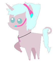 Size: 696x800 | Tagged: safe, artist:blitches, oc, oc only, base used, pointy ponies, solo