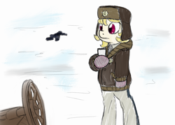 Size: 1280x915 | Tagged: safe, artist:trickydick, derpibooru import, march gustysnows, princess spike (episode), fargo