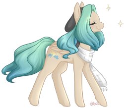 Size: 1767x1544 | Tagged: safe, artist:minigini, oc, oc only, oc:morning weather, pegasus, pony, beret, solo