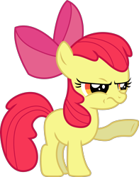 Size: 3926x5000 | Tagged: safe, artist:the-crusius, apple bloom, .ai available, simple background, solo, transparent background, vector