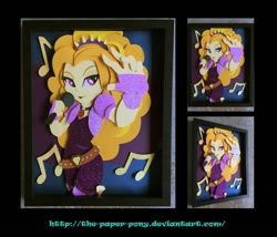 Size: 967x826 | Tagged: safe, artist:the-paper-pony, adagio dazzle, equestria girls, rainbow rocks, shadowbox, solo