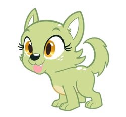 Size: 800x742 | Tagged: safe, artist:queencold, oc, oc only, oc:jade, dog, equestria girls, april fools, dogified, equestria girls-ified, puppy, simple background, solo, species swap, transparent background