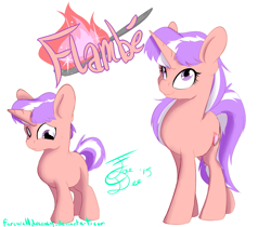 Size: 1603x1347 | Tagged: safe, artist:farewelldecency, oc, oc only, oc:flambé, duality, male to female, next generation, offspring, parent:flash sentry, parent:sunset shimmer, parent:twilight sparkle, parents:flashlight, parents:flashlightshimmer, solo, transgender