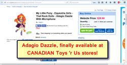 Size: 1914x991 | Tagged: safe, screencap, adagio dazzle, equestria girls, rainbow rocks, doll, toy, toys r us