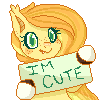 Size: 100x100 | Tagged: safe, artist:ruef, oc, oc only, oc:sunflower meadows, bat pony, pony, pixel art