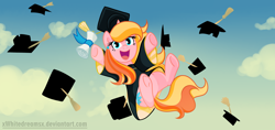 Size: 4000x1886 | Tagged: safe, artist:xwhitedreamsx, oc, oc only, oc:dreamy sweet, pony, solo