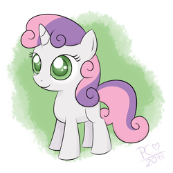 Size: 3000x3000 | Tagged: safe, artist:pc012, sweetie belle, pony, unicorn, female, filly, solo