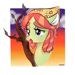 Size: 400x400 | Tagged: safe, artist:dilandau203, tree hugger, earth pony, pony, female, mare, solo