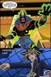 Size: 338x513 | Tagged: safe, idw, king anubis, anubis, yami yugi, yu-gi-oh!, yu-gi-oh! pyramid of light