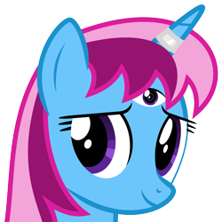 Size: 6400x6400 | Tagged: safe, artist:parclytaxel, oc, oc only, oc:parcly taxel, alicorn, pony, .svg available, absurd resolution, alicorn oc, brain, bust, horn ring, key sync, portrait, simple background, solo, square, third eye, transparent background, vector