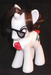 Size: 1449x2113 | Tagged: safe, artist:gryphyn-bloodheart, raven, brushable, custom, secretary, toy