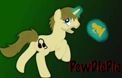 Size: 2637x1689 | Tagged: safe, artist:willowtails, derpibooru import, pewdiepie, ponified, solo