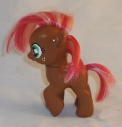 Size: 1969x2049 | Tagged: safe, artist:gryphyn-bloodheart, babs seed, apple family, apple family member, brushable, custom, filly, toy