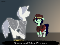 Size: 1280x960 | Tagged: safe, artist:thattagen, dark souls, newbie artist training grounds, ponified, white phantom