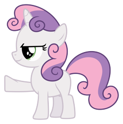 Size: 4932x5000 | Tagged: safe, artist:zutheskunk traces, sweetie belle, absurd resolution, hoofbump, simple background, transparent background, vector