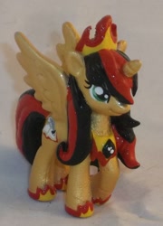 Size: 1049x1457 | Tagged: safe, artist:gryphyn-bloodheart, oc, oc only, oc:princess gryph, alicorn, pony, alicorn oc, blind bag, custom, irl, photo, princess, toy