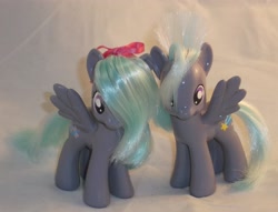 Size: 3377x2585 | Tagged: safe, artist:gryphyn-bloodheart, cloudchaser, flitter, brushable, custom, irl, photo, toy