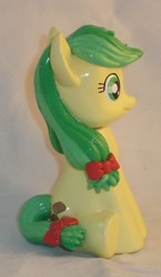 Size: 1049x1809 | Tagged: safe, artist:gryphyn-bloodheart, apple fritter, apple family, apple family member, custom, sculpted, sitting, soap bottle