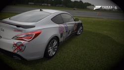 Size: 1920x1080 | Tagged: artist needed, safe, sweetie belle, car, forza motorsport 5, hyundai, hyundai genesis