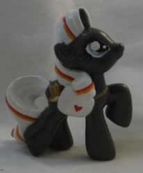 Size: 1157x1405 | Tagged: safe, artist:gryphyn-bloodheart, oc, oc only, oc:velvet remedy, pony, unicorn, fallout equestria, blind bag, custom, fanfic, female, horn, mare, medical saddlebag, saddle bag, solo, toy