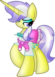 Size: 2000x2809 | Tagged: safe, artist:catavenger, upper crust, pony, unicorn, female, mare, solo