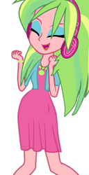 Size: 337x660 | Tagged: safe, artist:hannaspeert123, lemon zest, equestria girls, alternate universe, simple background, transparent background, vector