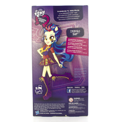 Size: 750x750 | Tagged: safe, indigo zap, equestria girls, friendship games, boots, box art, clothes, high heels, merchandise, outfit, solo, wedge heel