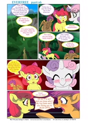 Size: 1600x2261 | Tagged: safe, artist:jeremy3, apple bloom, scootaloo, sweetie belle, pony, comic:everfree, angry, comic, cutie mark crusaders, everfree forest